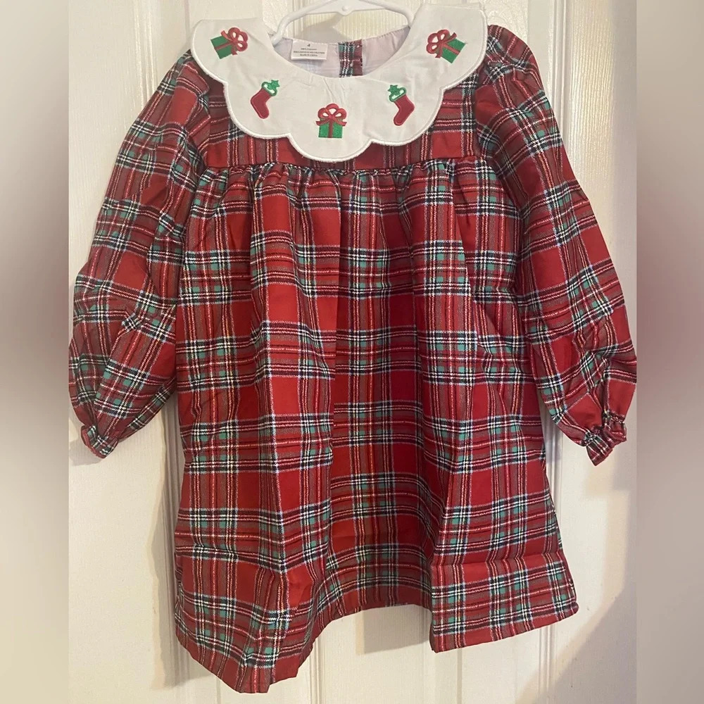 New Plaid Christmas Dress